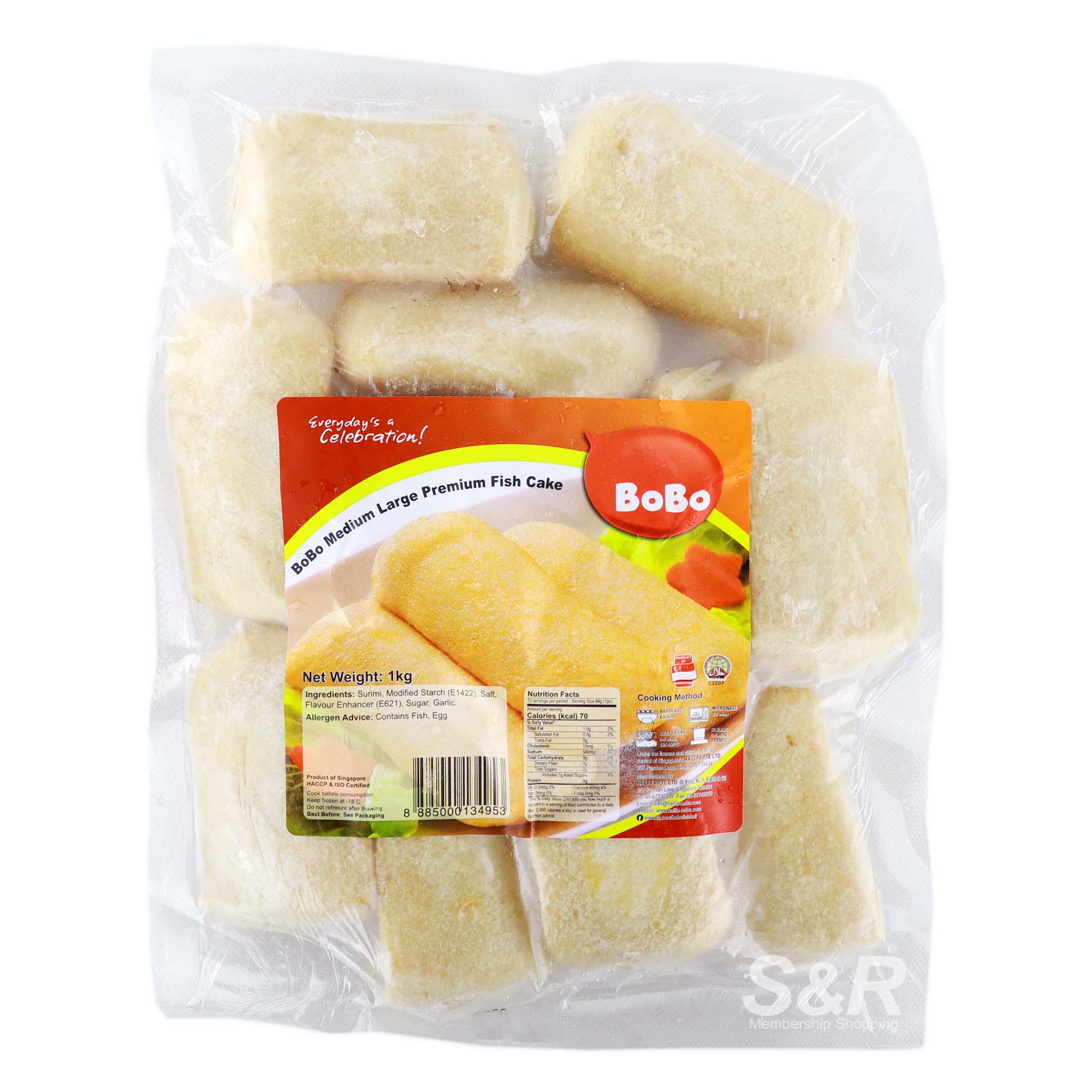 Bobo Medium Large Premium Fish Cake 1kg